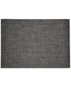 Chilewich Basketweave Rug , 23" X 36" In Carbon