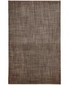 Chilewich Basketweave Rug , 23" X 36" In Earth