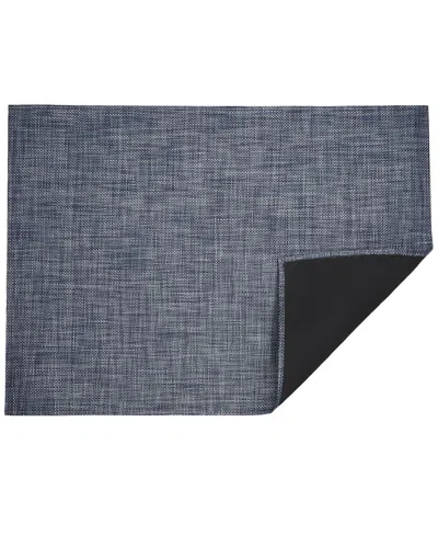 Chilewich Basketweave Rug , 26" X 72" In Denim