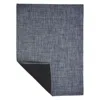 Chilewich Basketweave Rug, 35 X 48 In Gray