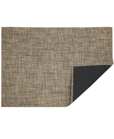Chilewich Basketweave Rug , 35" X 48" In Brown