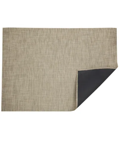 Chilewich Basketweave Rug , 35" X 48" In Latte