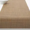 Chilewich Basketweave Table Runner, 72 X 14 In Brown