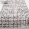 Chilewich Basketweave Table Runner, 72 X 14 In Gray