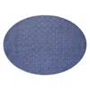 Chilewich Bayweave Oval Table Mat In Blue