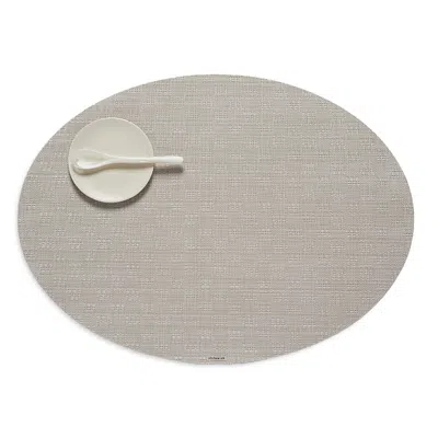 Chilewich Bayweave Oval Table Mat In Neutral