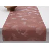 Chilewich Botanic Jacquard Table Runner, 14 X 72 In Burgundy
