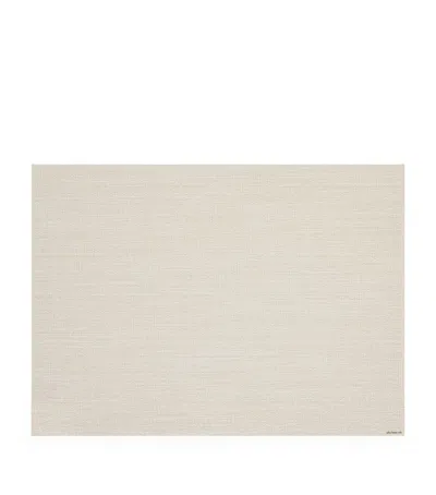 Chilewich Bouclé Rectangular Placemat In White