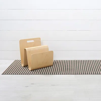 Chilewich Breton Stripe Shag Runner, 24 X 72