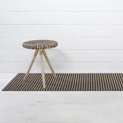Chilewich Breton Stripe Shag Runner, 24 X 72