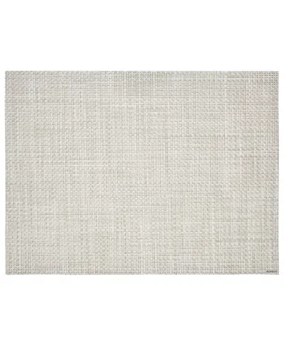 Chilewich Chilewhich Basket Weave Table Mat, 14" X 19" In Natural