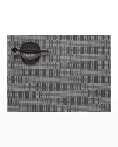 Chilewich Chord Table Mat, 14"x19" In Gray