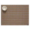 Chilewich Crane Rectangular Placemat In Brown