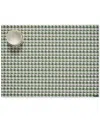 Chilewich Crane Rectangular Placemat In Green