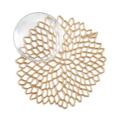 Chilewich Dahlia Coasters, Set Of 6 In Neutral