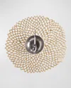 Chilewich Dahlia Placemat In Brass