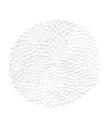 Chilewich Dahlia Round Placemat In Silver