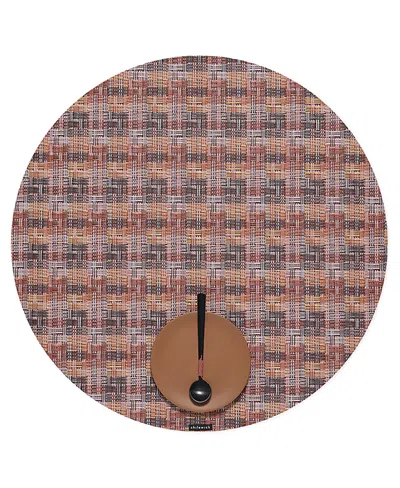 Chilewich Fable Round Placemat, 15 In Pink