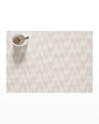 Chilewich Flare Placemat, 14" X 19" In Pumice