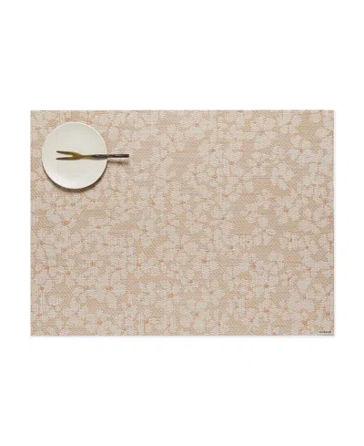 Chilewich Flora Placemat 14"x19" In Almond