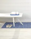 Chilewich Heathered Shag Rug, 2' X 6' In Cornflower