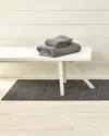 Chilewich Heathered Shag Runner, 24 X 72 In Gray
