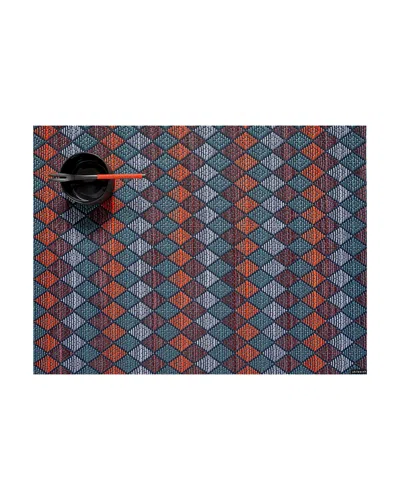 Chilewich Kite Table Mat - 14" X 19" In Red