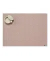 Chilewich Martha Stewart Boxwood Rectangular Placemat In Burnt Coral
