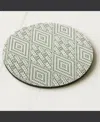 Chilewich Martha Stewart Boxwood Set Of 4 Round Coasters