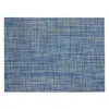Chilewich Mini-basketweave Rectangular Placemat In Chambray