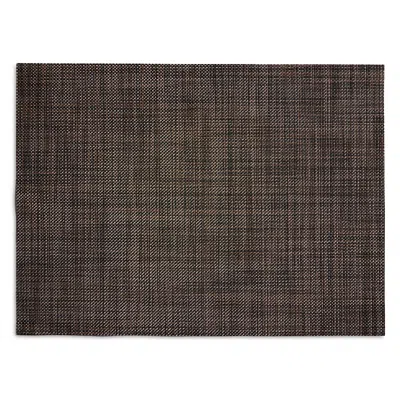 Chilewich Mini Basketweave Placemat, 14 X 19 In Dark Walnut