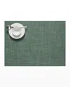 Chilewich Mini Basketweave Placemat, 14" X 19" In Green