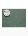 Chilewich Mini Basketweave Placemat, 14" X 19" In Ivy