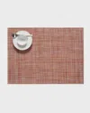 Chilewich Mini Basketweave Placemat, 19" X 14" In Brown