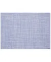Chilewich Mini Basketweave Rectangluar Placemat In Periwinkle