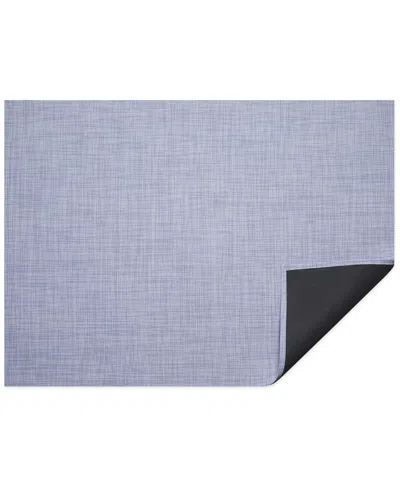 Chilewich Mini Basketweave Rug, 23" X 36" In Gray
