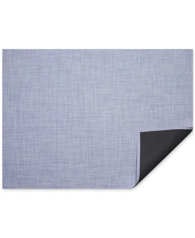 Chilewich Mini Basketweave Rug, 46" X 72" In Gray