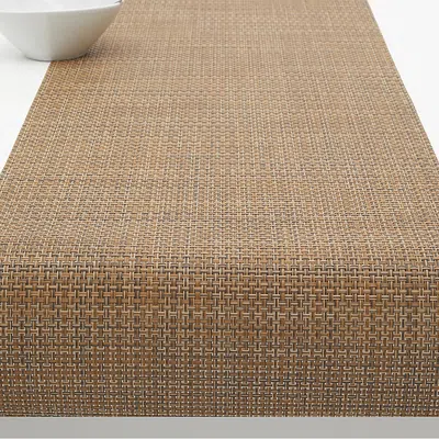 Chilewich Mini Basketweave Runner In Nude