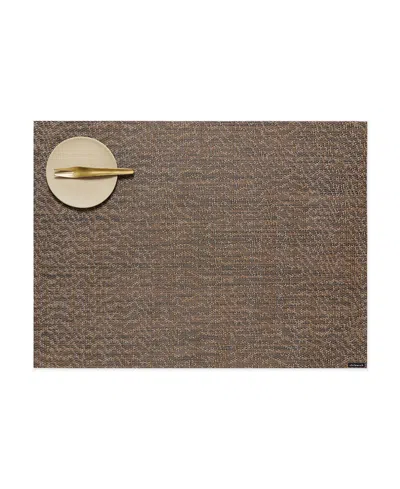 Chilewich Moire Placemat 14"x19" In Mocha