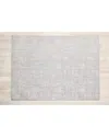 Chilewich Mosaic Floormat, 6' X 9' In Grey