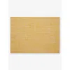 Chilewich Basketweave Mini Vinyl Placemat 36cm X 48cm In Ochre