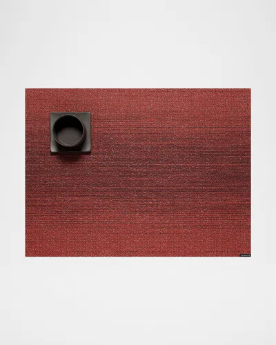 Chilewich Ombre Placemat, 14" X 19" In Ruby