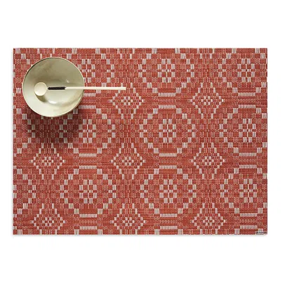 Chilewich Overshot Placemat In Red