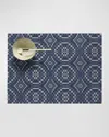 Chilewich Overshot Placemat In Blue
