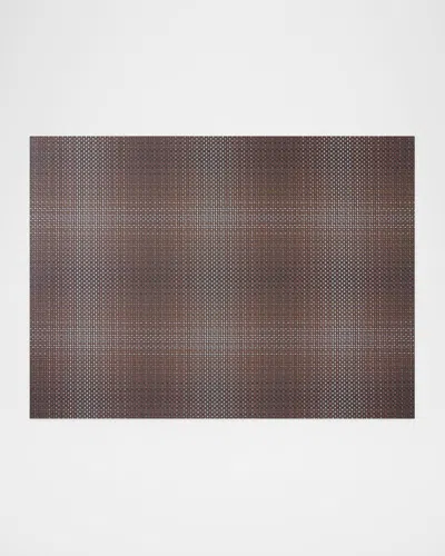 Chilewich Parade Woven Floor Mat, 35" X 48" In Brown