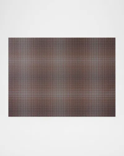 Chilewich Parade Woven Floor Mat, 46" X 72" In Brown