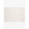 Chilewich Origami Shimmered Vinyl Placemat 36cm X 48cm In Pearl