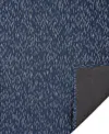Chilewich Pepper Rug 106" X 30" In Indigo