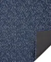 Chilewich Pepper Rug 106" X 72" In Indigo