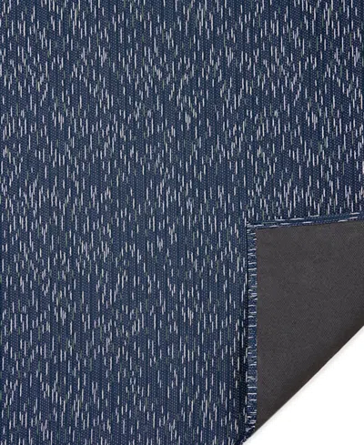 Chilewich Pepper Floor Mat 26" X 72" In Indigo